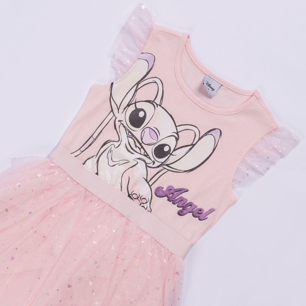 Vestido Infantil Menina 4 a 10 anos Em Tule Disney