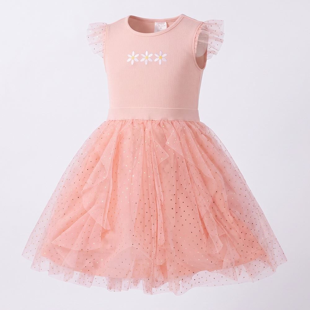Vestido Infantil Menina 4 a 10 Anos Em Tule Marmelada