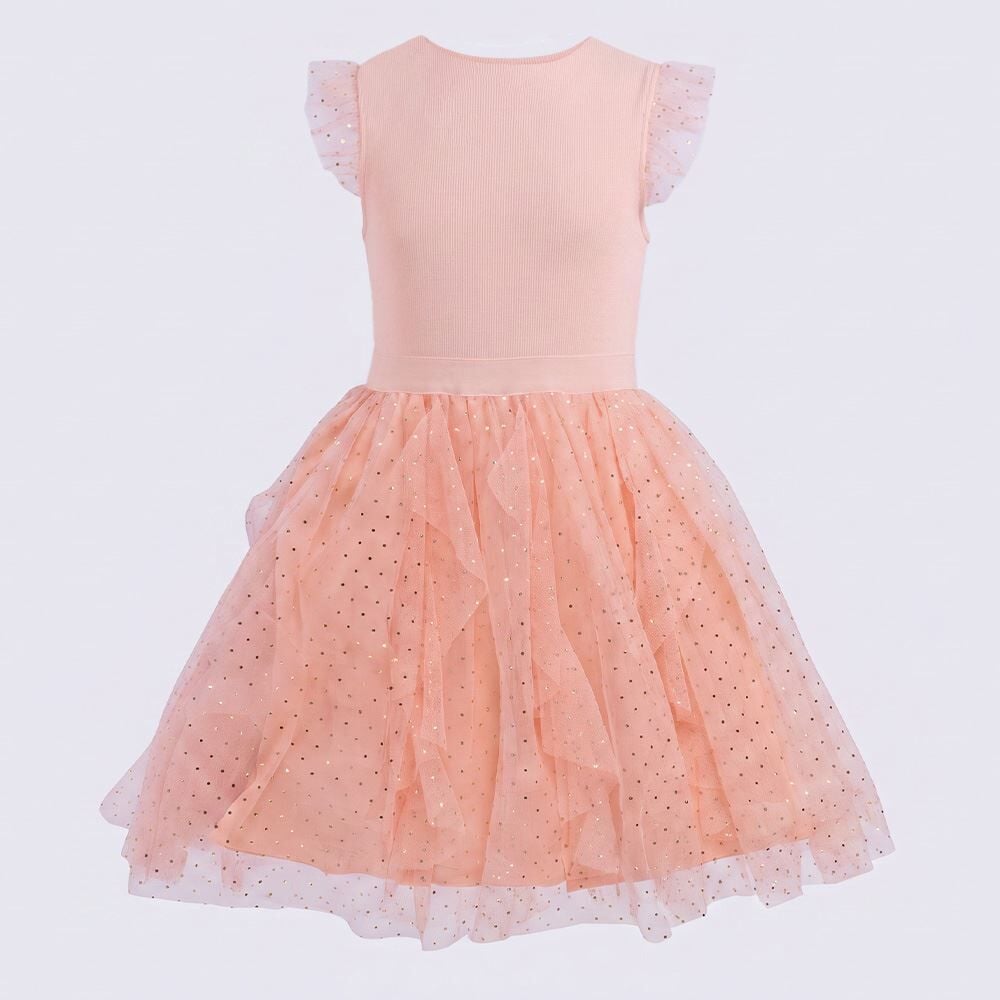 Vestido Infantil Menina 4 a 10 Anos Em Tule Marmelada