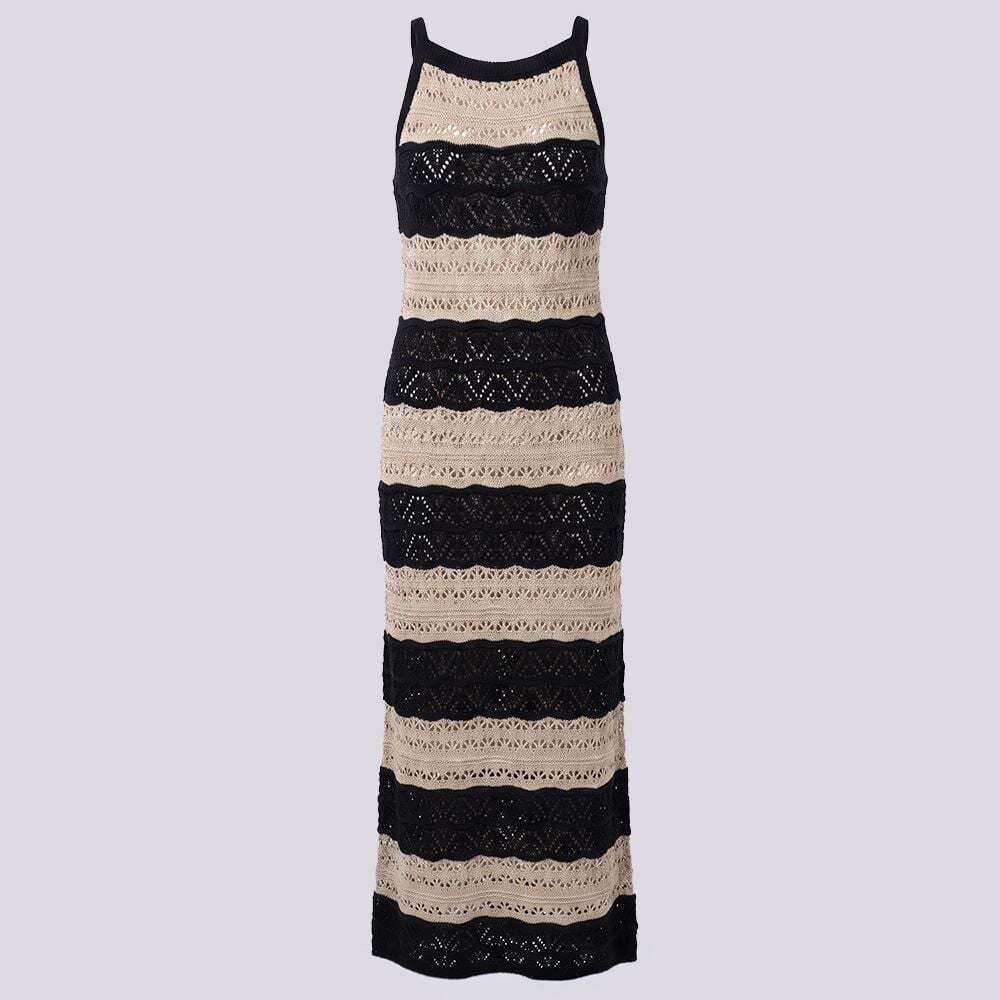 Vestido Longo De Tricot Boby Blues