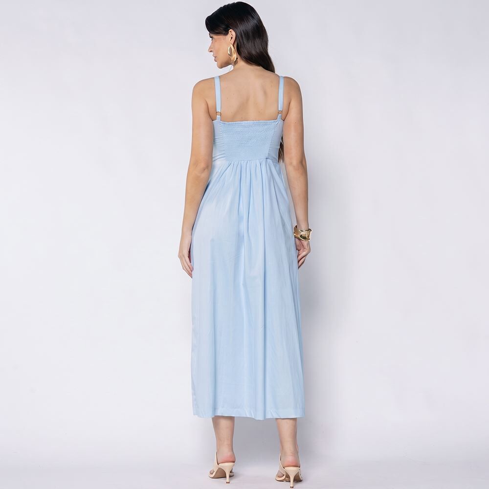 Vestido Midi Feminino Corselet Boby Blues