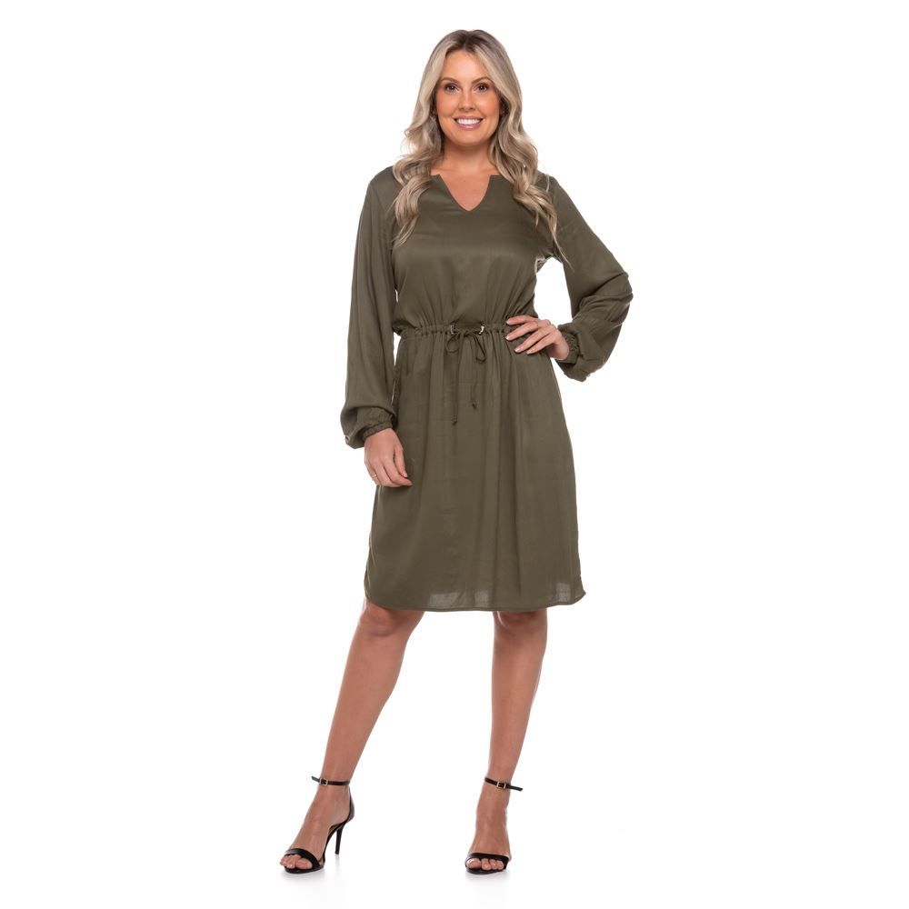 Vestido Midi Manga Longa Boby Blues