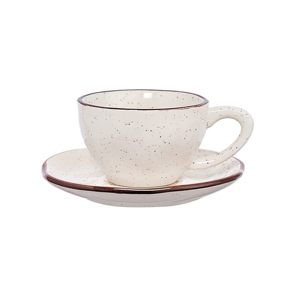 Xícara de Café com Pires Bahamas Hauskraft - 85ml