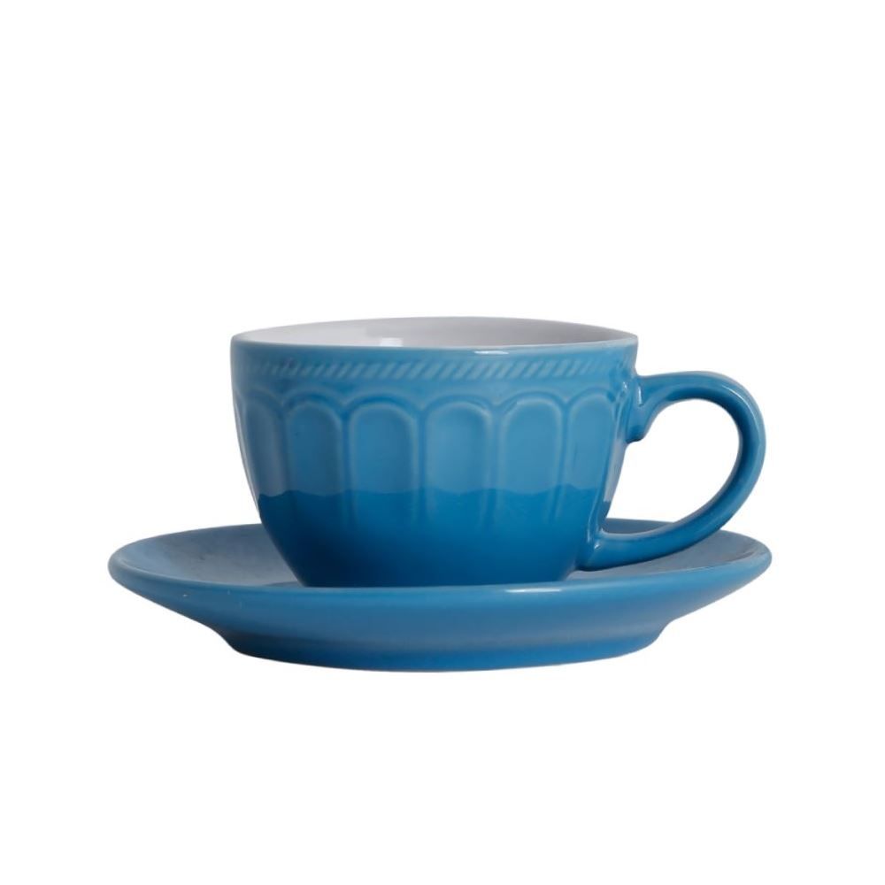 Xicara de Café com Pires Colors Lyor 80Ml - Sortido