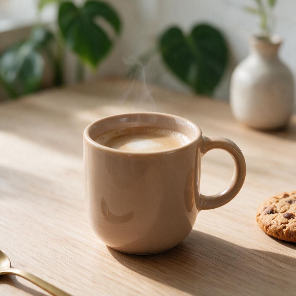 Xícara para Café de Cerâmica Maeve 120Ml Hauskraft - Bege