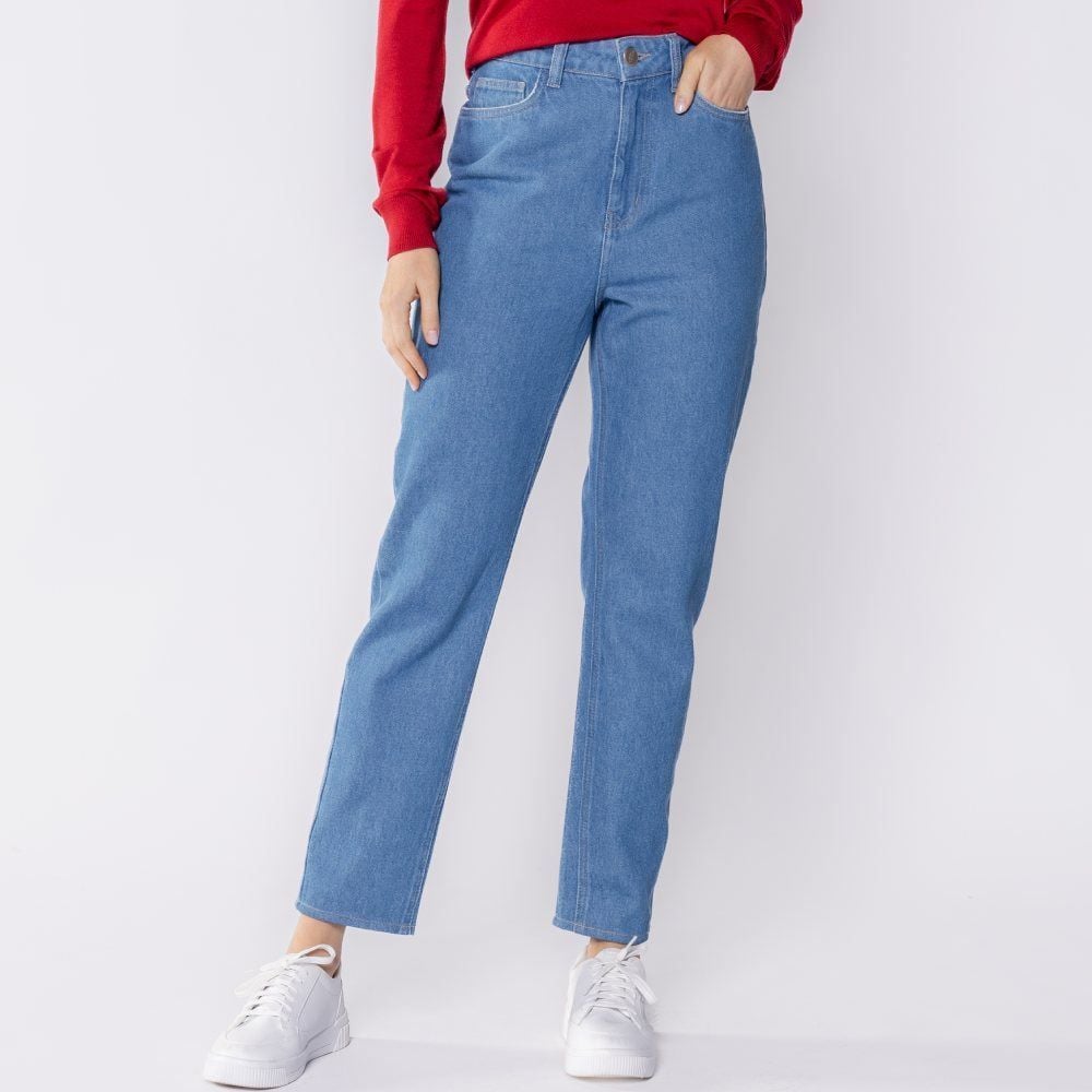  Calça Feminina Mom Jeans Patricia Foster