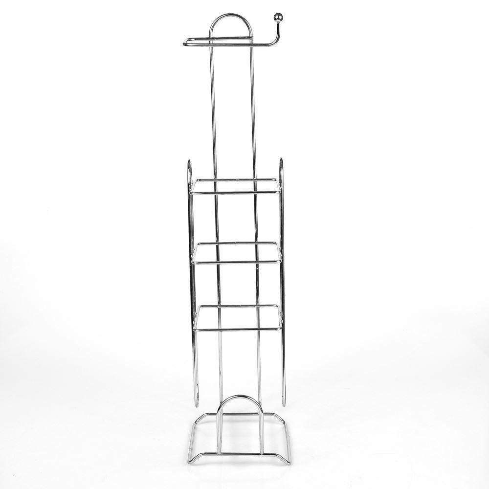  Suporte Papel Higiênico C/ Dispenser Niquelart - Cromado