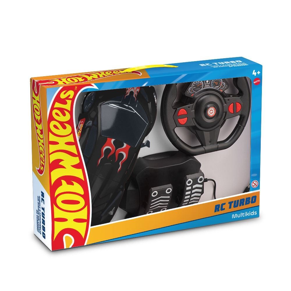 1:16 Hot Wheels Rc Turbo - Preto