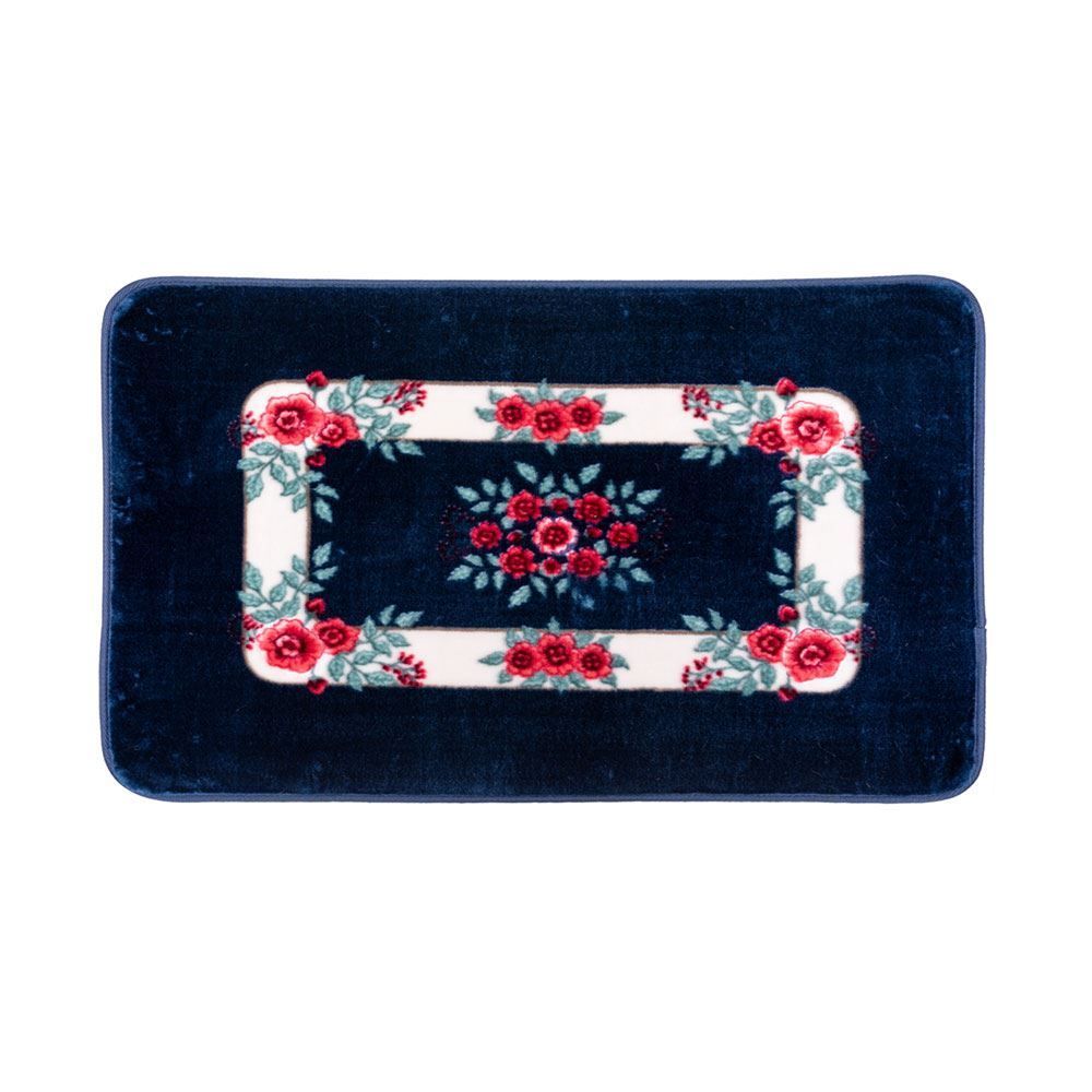 Tapete Sevilha 45X70cm - Havan - Floral Azul