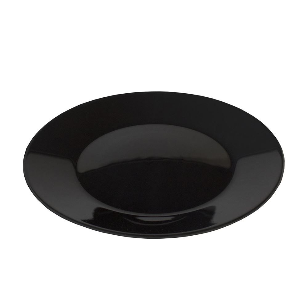 Prato Sobremesa Opaline Moscou Preto 18,8Cm - Preto