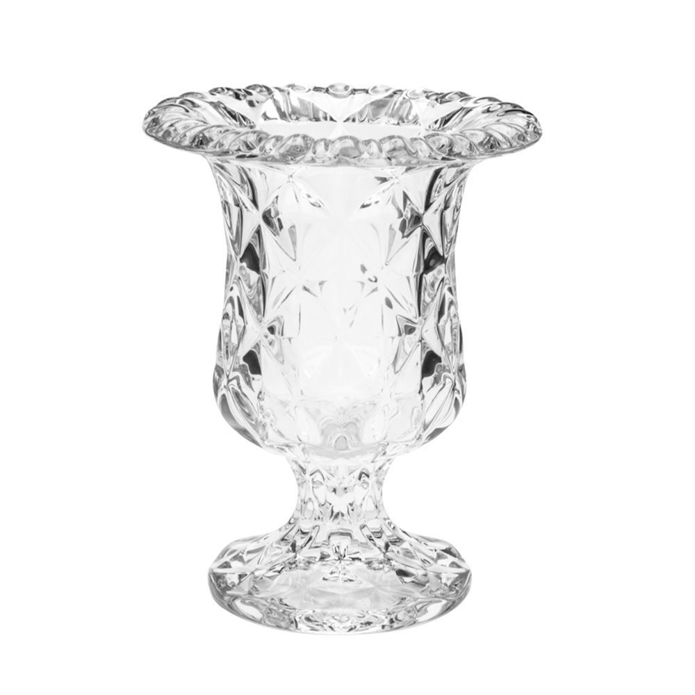 Vaso Vidro C/ Pe Lyor 14,5X11,5Cm - Diamond