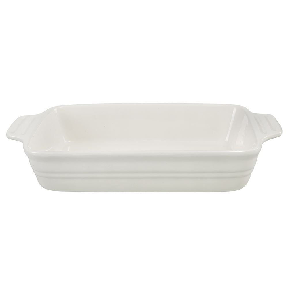 Travessa Porcelana 28,5X15,5X4,5Cm - Branco