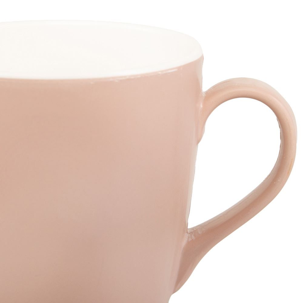 Caneca Dois Tons Melamina 407Ml - Rosa