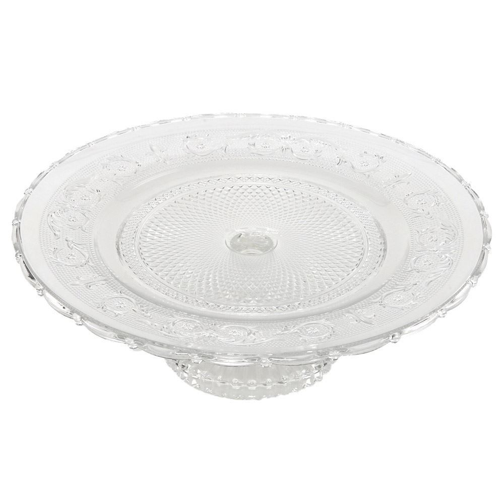 Prato Bolo C/ Pe 30Cm - Vidro