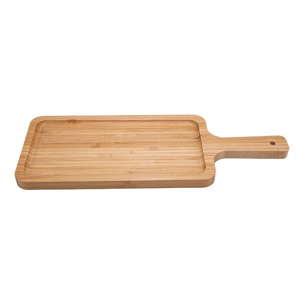 Tabua Petisqueira Bambu 40X14x15cm - Bambu