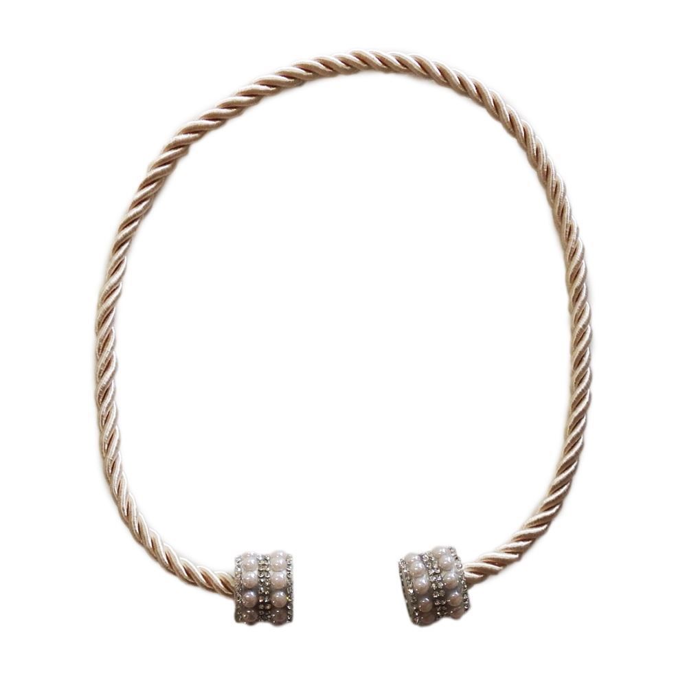 Abraçadeira Infinity Com Imã Bella Arte - Pérola