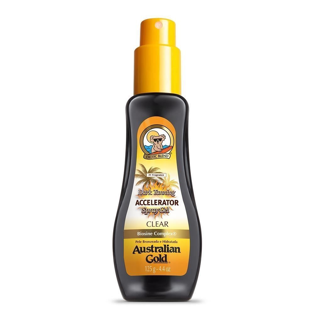 Acelerador De Bronze Spray Gel Dark Tanning Australian Gold - 125ml
