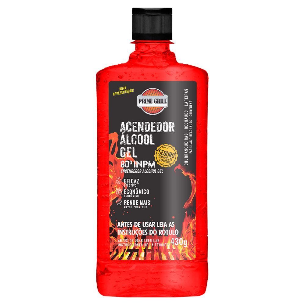Acendedor Em Álcool Gel Prime Grill - 15099
