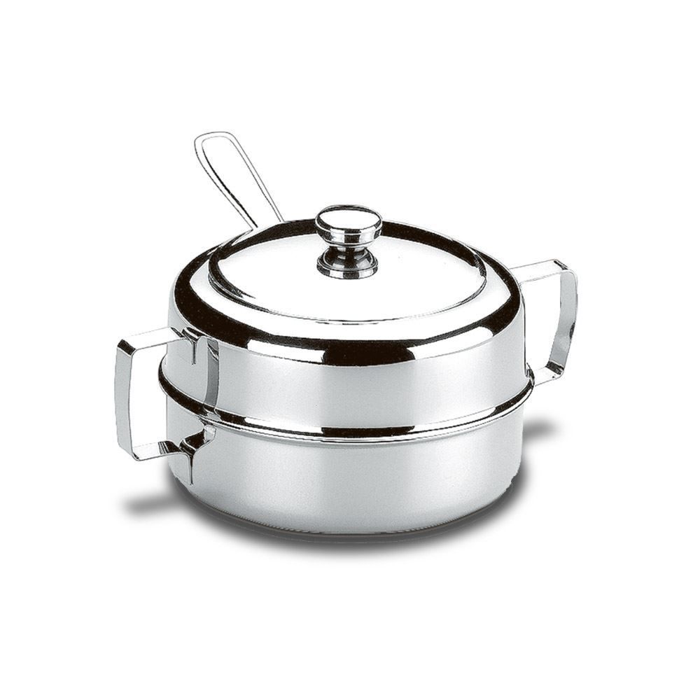 Açucareiro Com Colher Brinox Jornata 300Ml - Inox