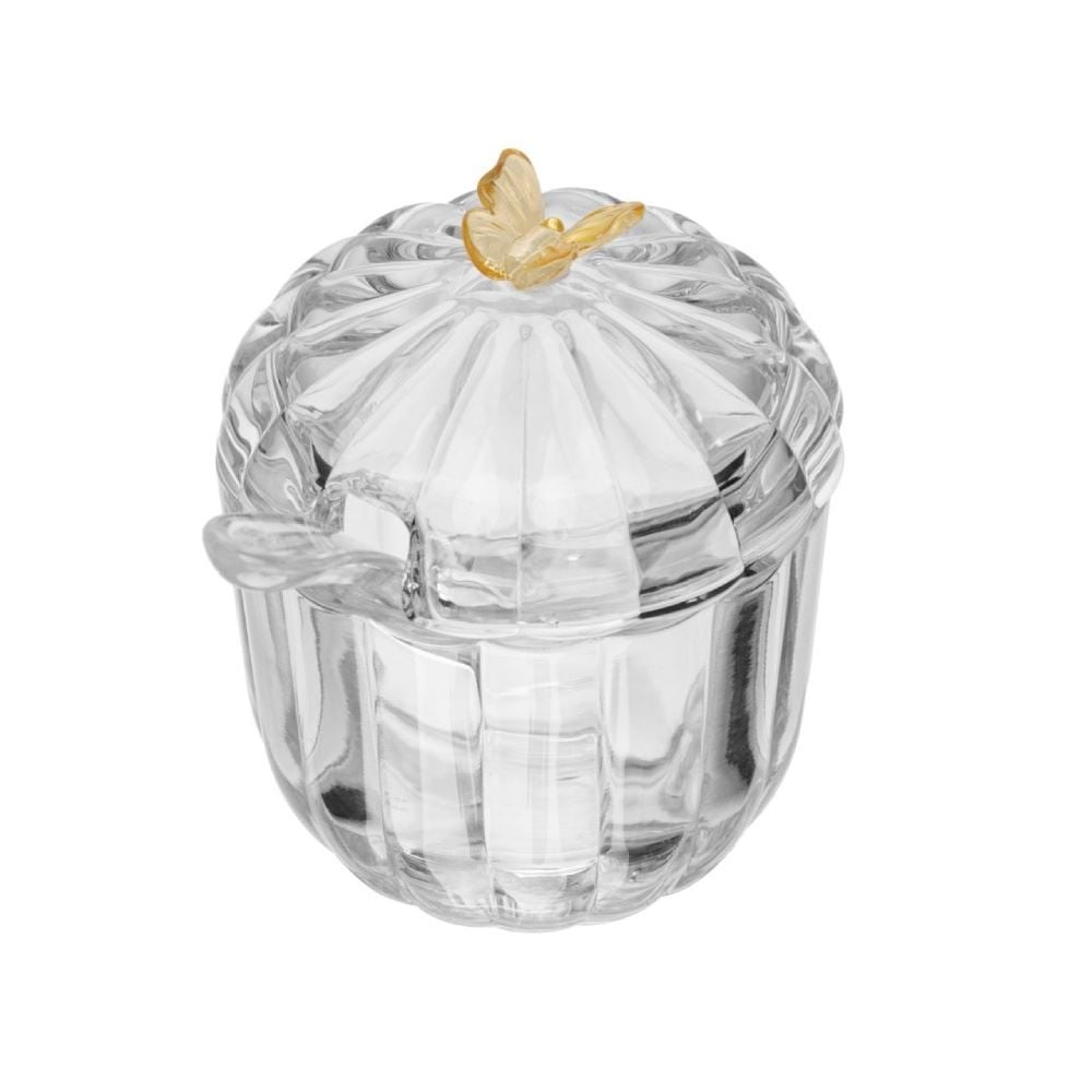 Açucareiro com Colher Fairy Butterfly 200Ml Lyor - Sortido