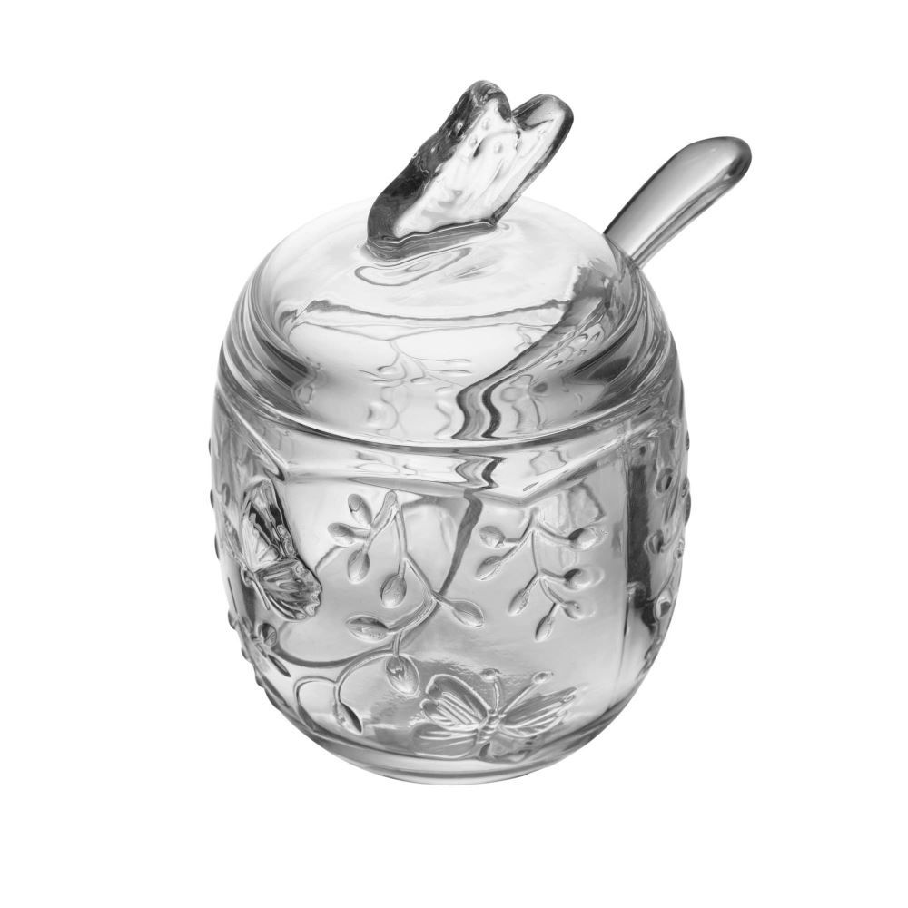 Açucareiro Com Colher New Butterfly 250Ml Lyor