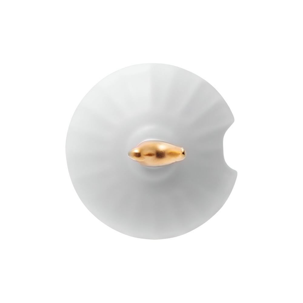 Açucareiro De Cerâmica Com Colher Colibri Wolff 180 Ml - Branco