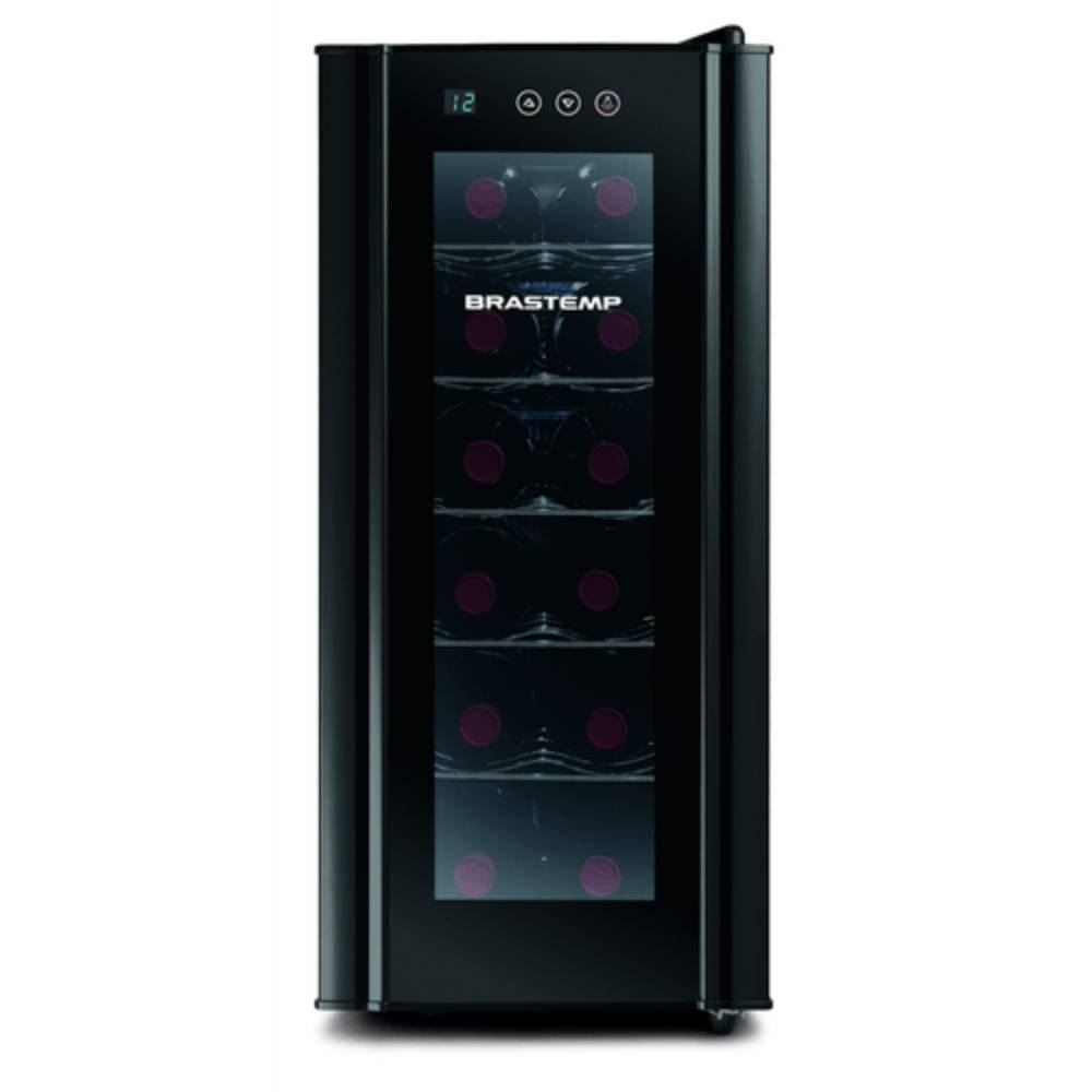 Adega Brastemp 12 Garrafas Iluminação Led Painel Eletrônico BZC12BE
