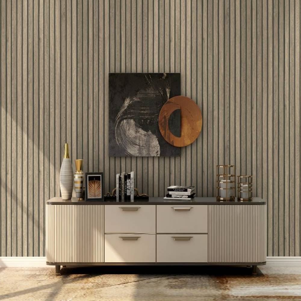 Adesivo Auto Colante 0,45X2,00 M Conthey - Ripado Bege