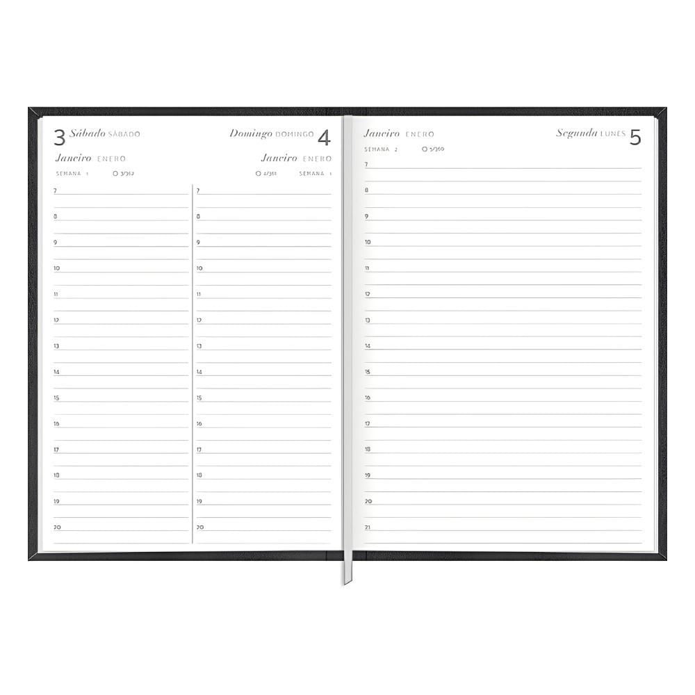 Agenda Costurada Executiva Torino Tilibra - Cinza