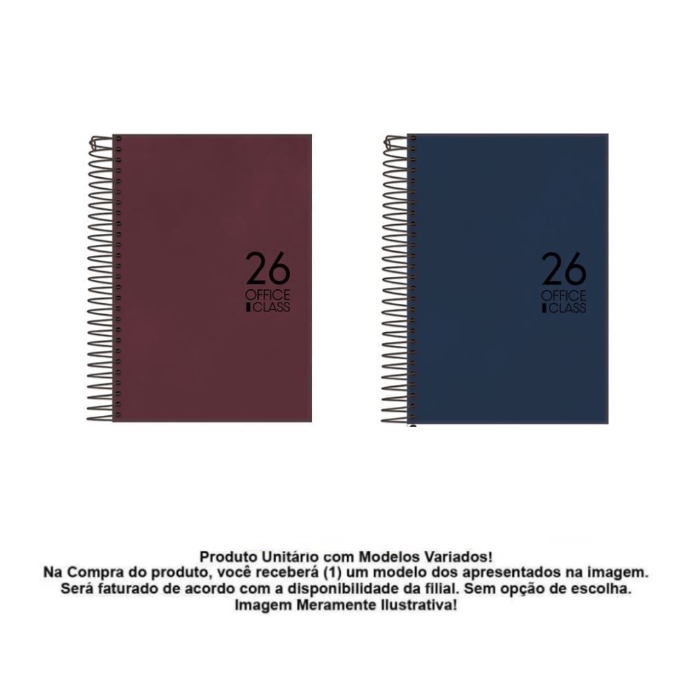 Agenda Espiral 2026 Office Class 176 Folhas Foroni - Sortido
