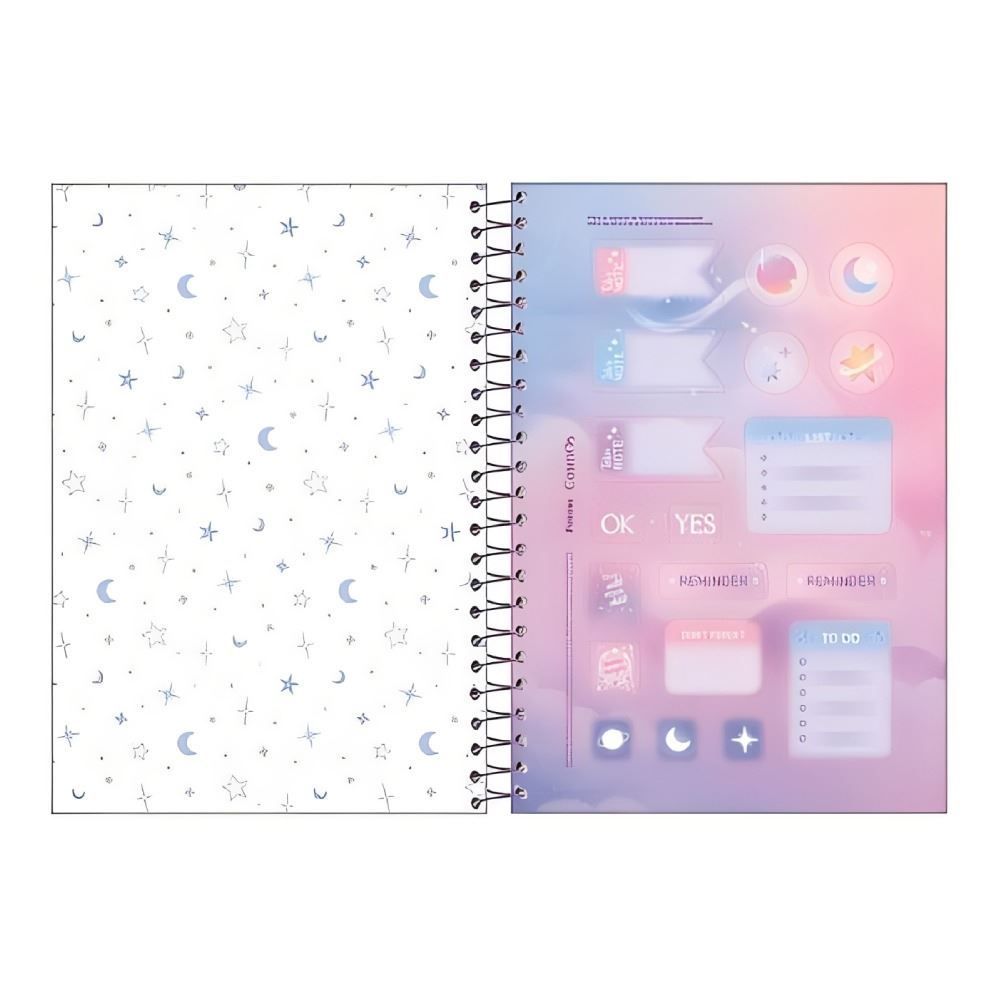 Agenda Espiral 2026 Cosmos 176 Folhas Foroni - Sortido