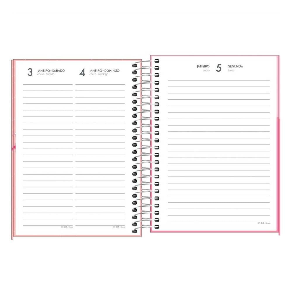 Agenda Espiral 2026 Pepper Feminina 160 Folhas Tilibra - 179604