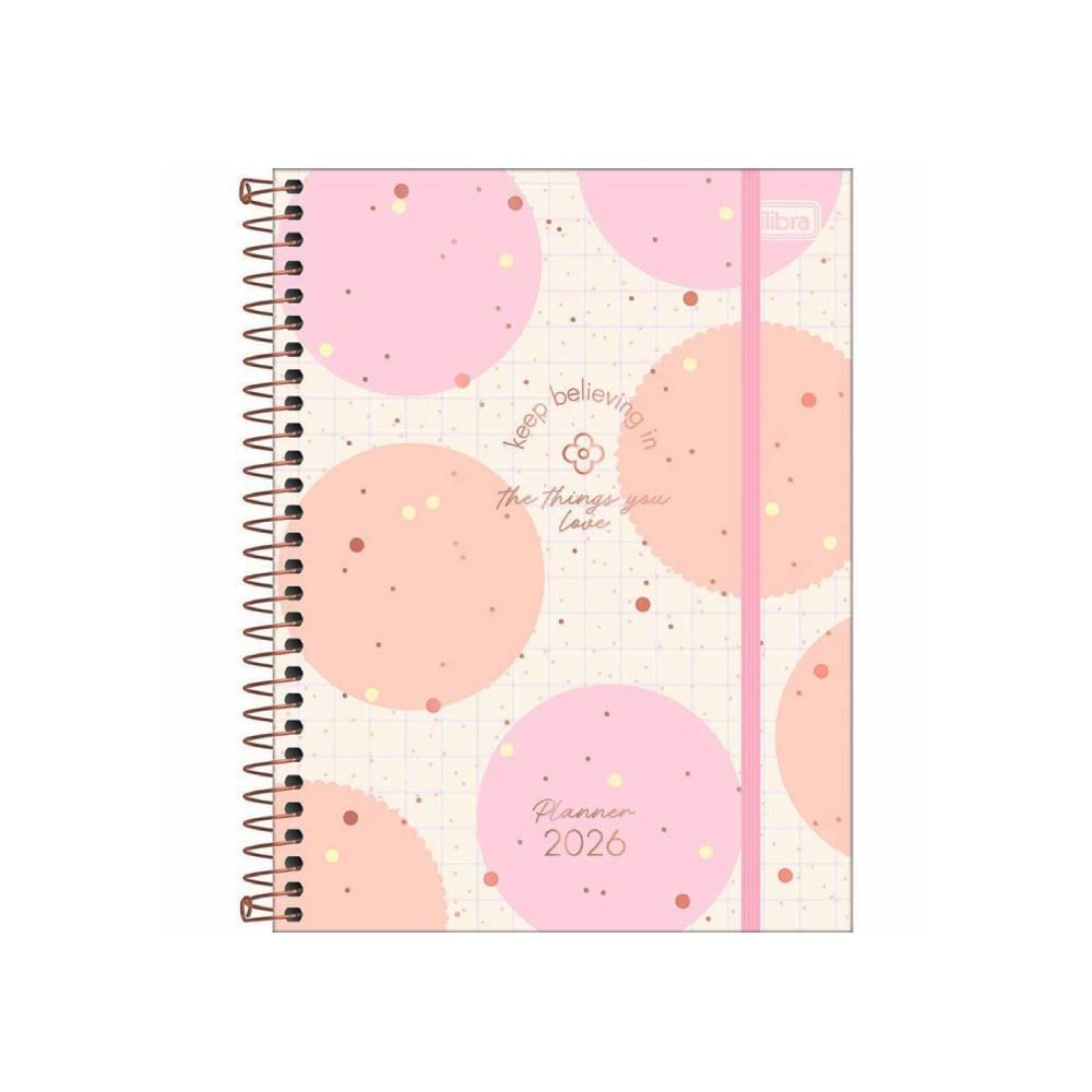 Agenda Espiral Planner Soho M7 Tilibra 80 Folhas - Sortido