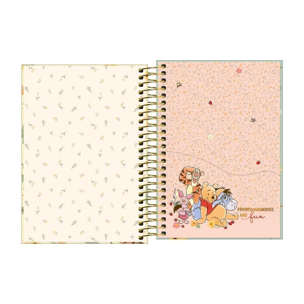Agenda Espiral 2026 Ursinho Pooh 176 Folhas Tilibra - Sortido