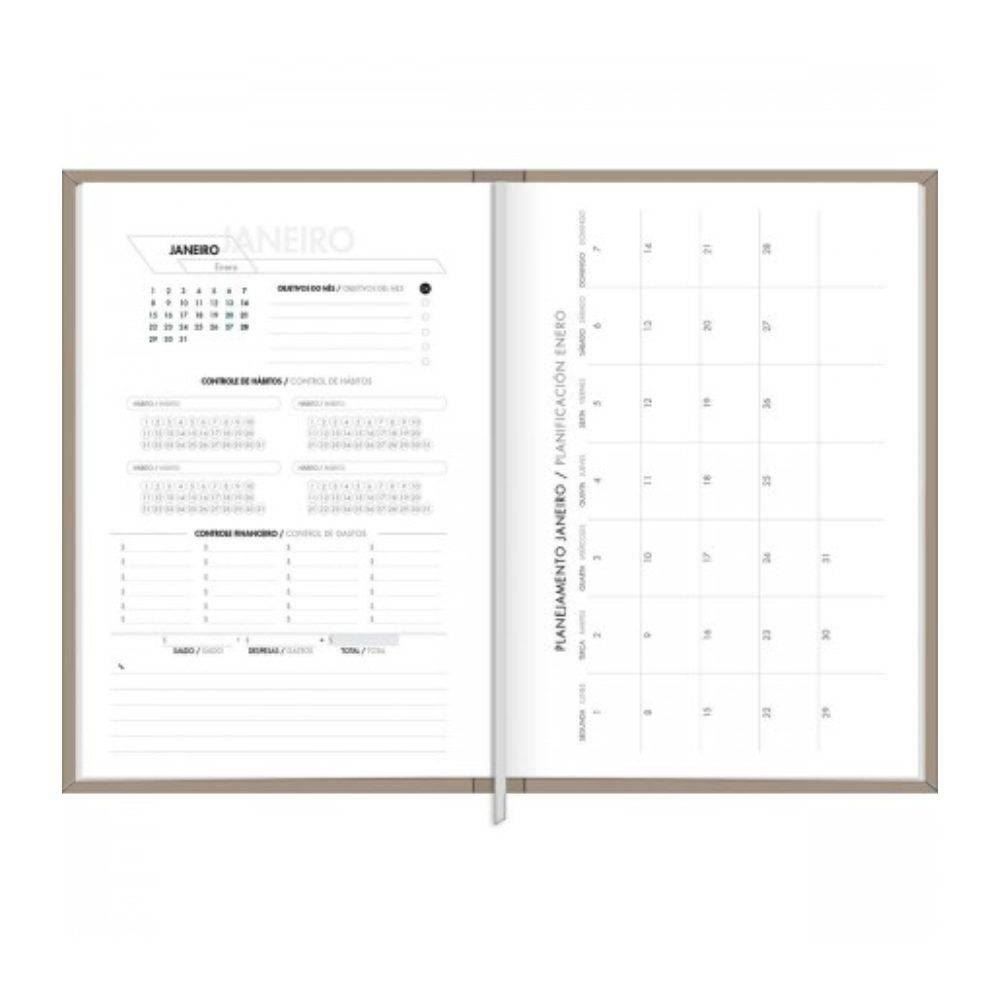 Agenda Executiva Costurada 2026 Napoli Cores 176 Folhas Tilibra - 347710