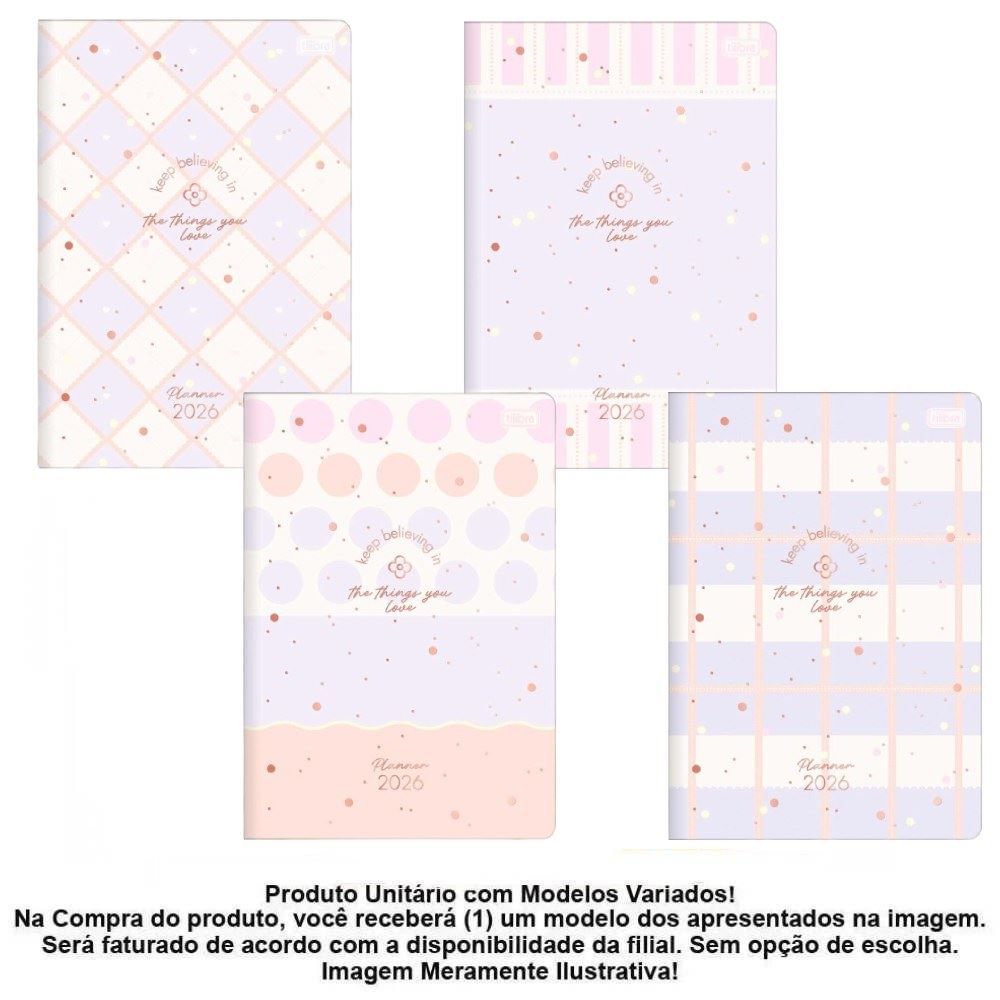 Agenda Grampeada Planner Soho Tilibra - 290963