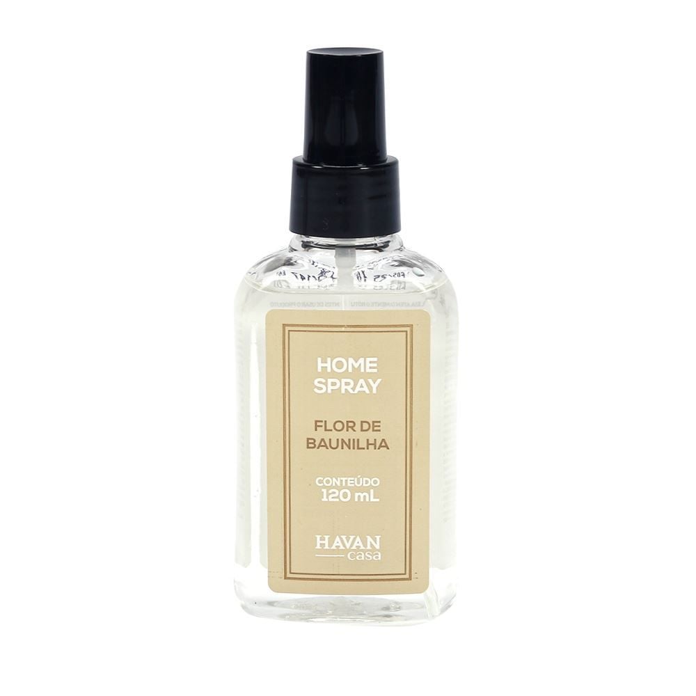 Água Perfumada Home Spray Havan Casa 120Ml - Flor De Baunilha