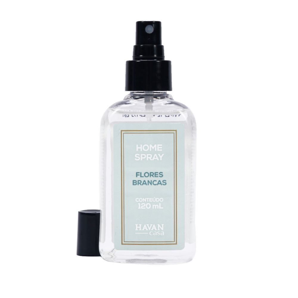 Água Perfumada Home Spray Havan Casa 120Ml - Flores Brancas