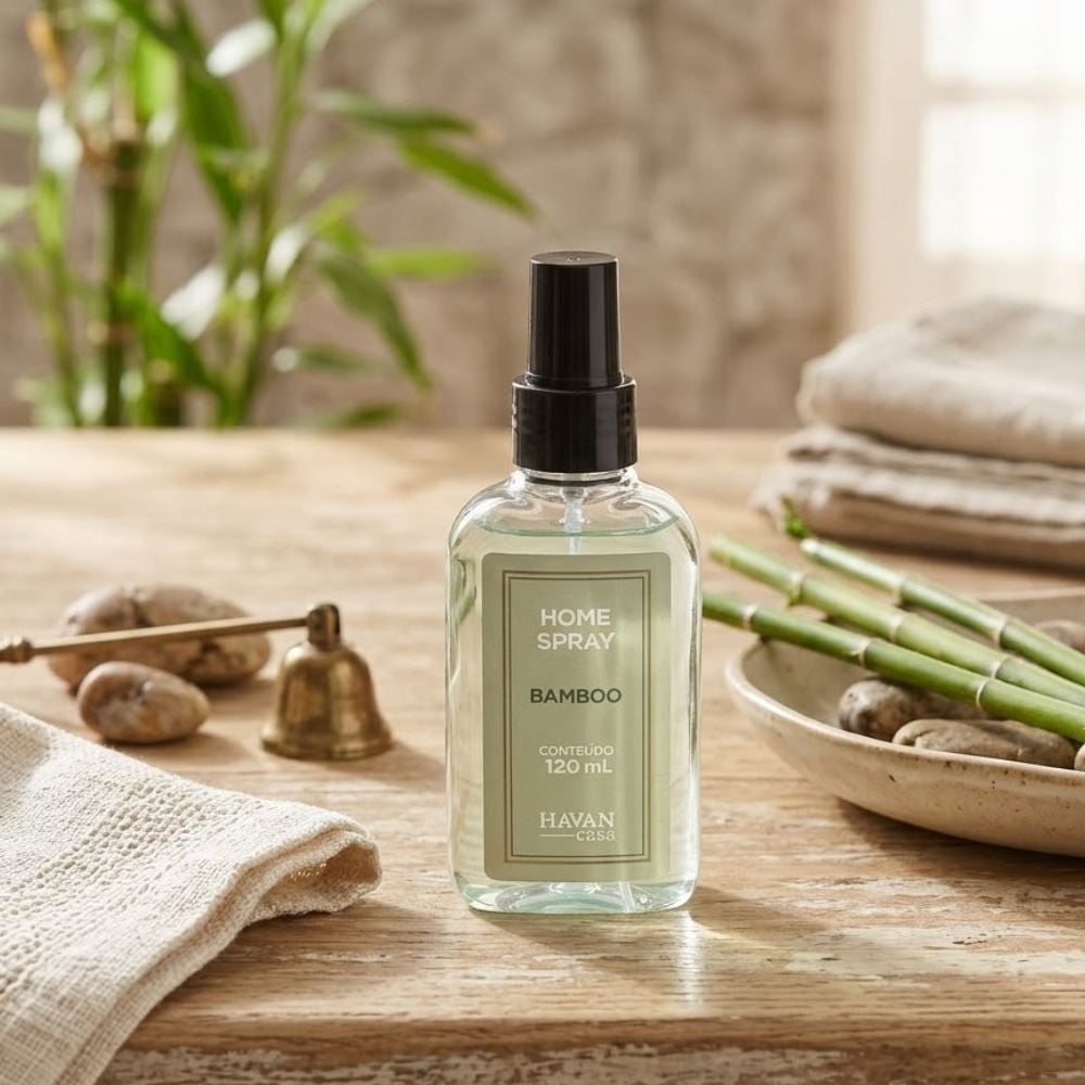 Água Perfumada Home Spray Havan Casa 120Ml - Bamboo