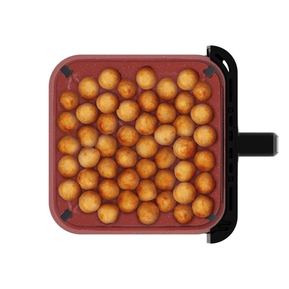 Air Fryer Britânia 8 Litros 3 em 1 Redstone Cesto Quadrado BAF80A