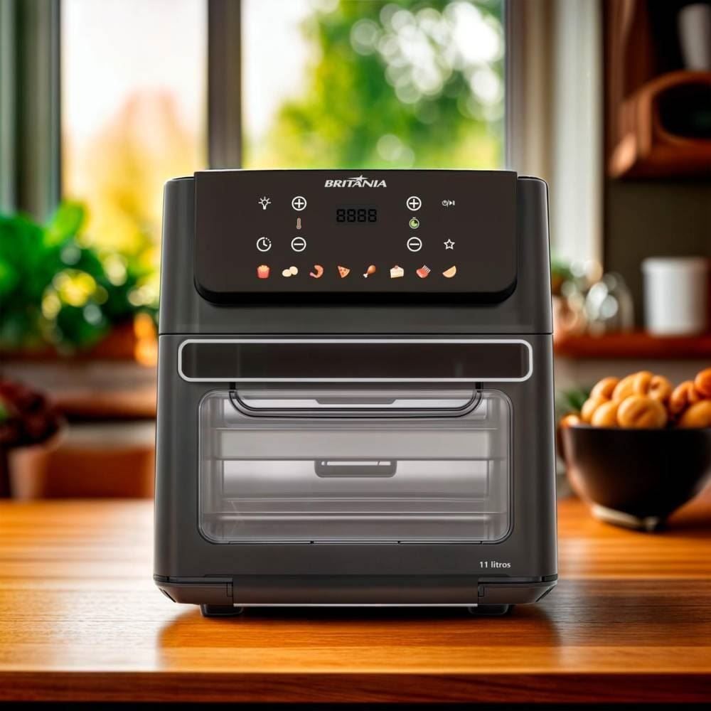 Air Fryer Oven 11L 8 Funções Porta Removível 1800W BAF11A