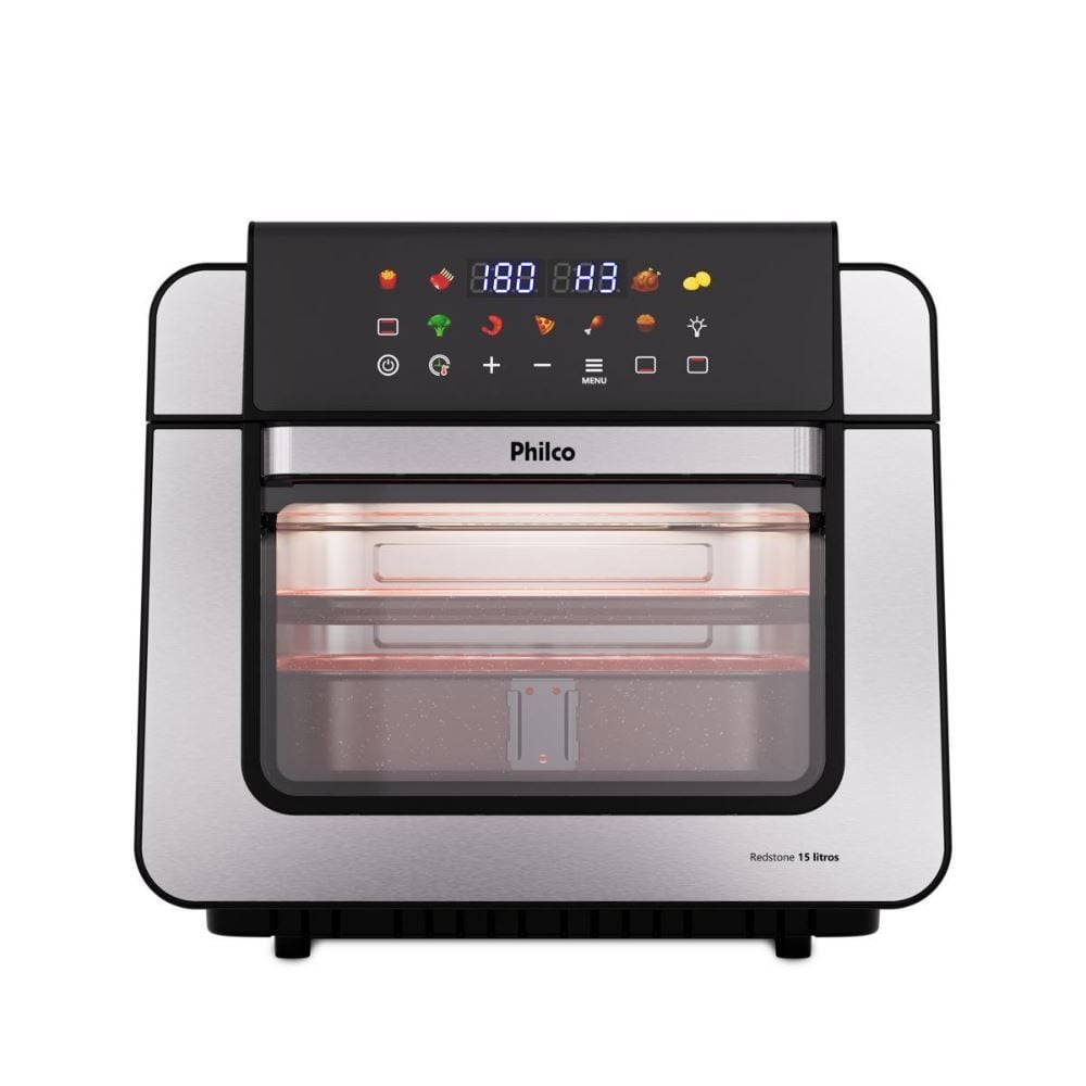 Air Fryer Oven Philco 15L Dupla Resistência 1800W PAF15B