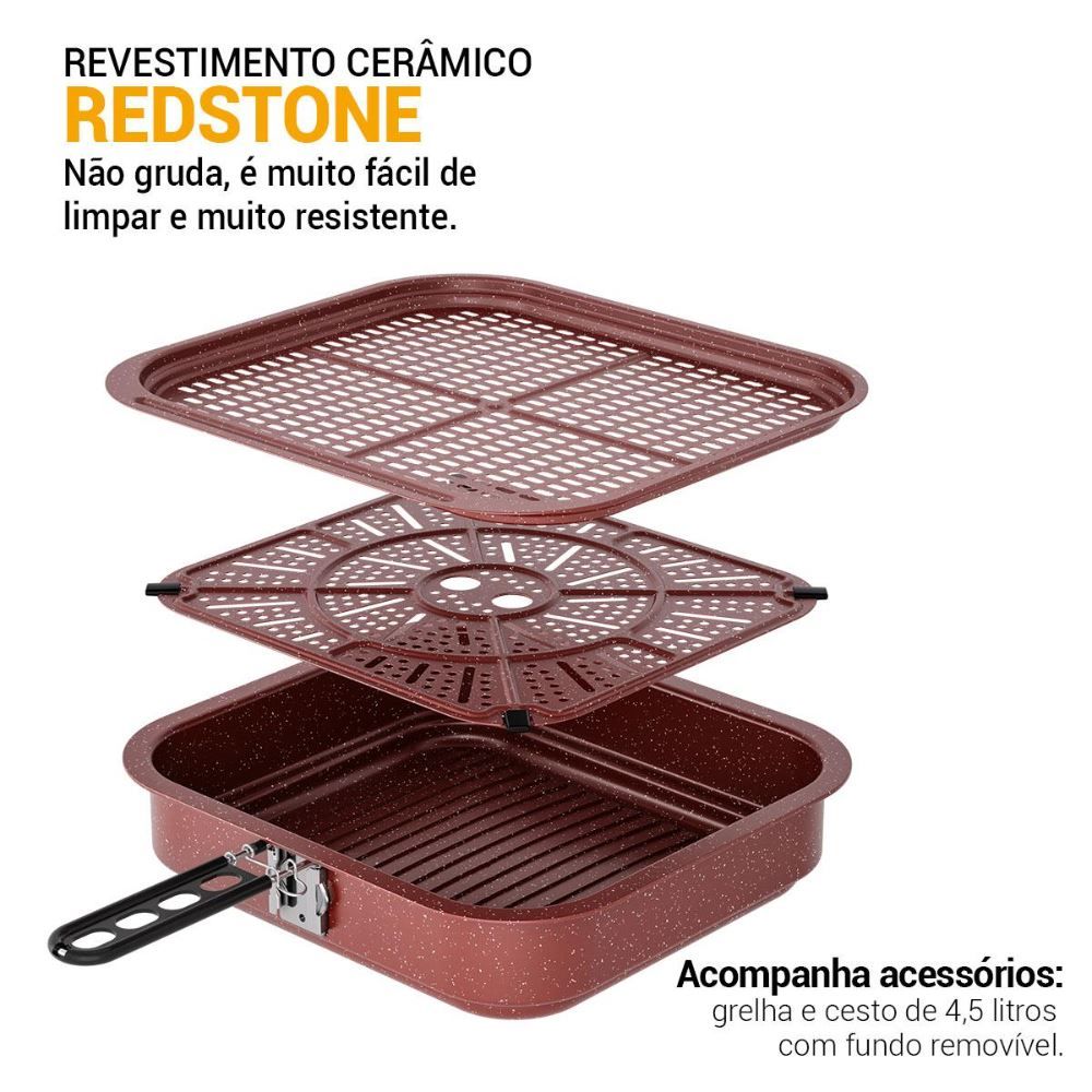 Air Fryer Oven Philco 15L Dupla Resistência 1800W PAF15B