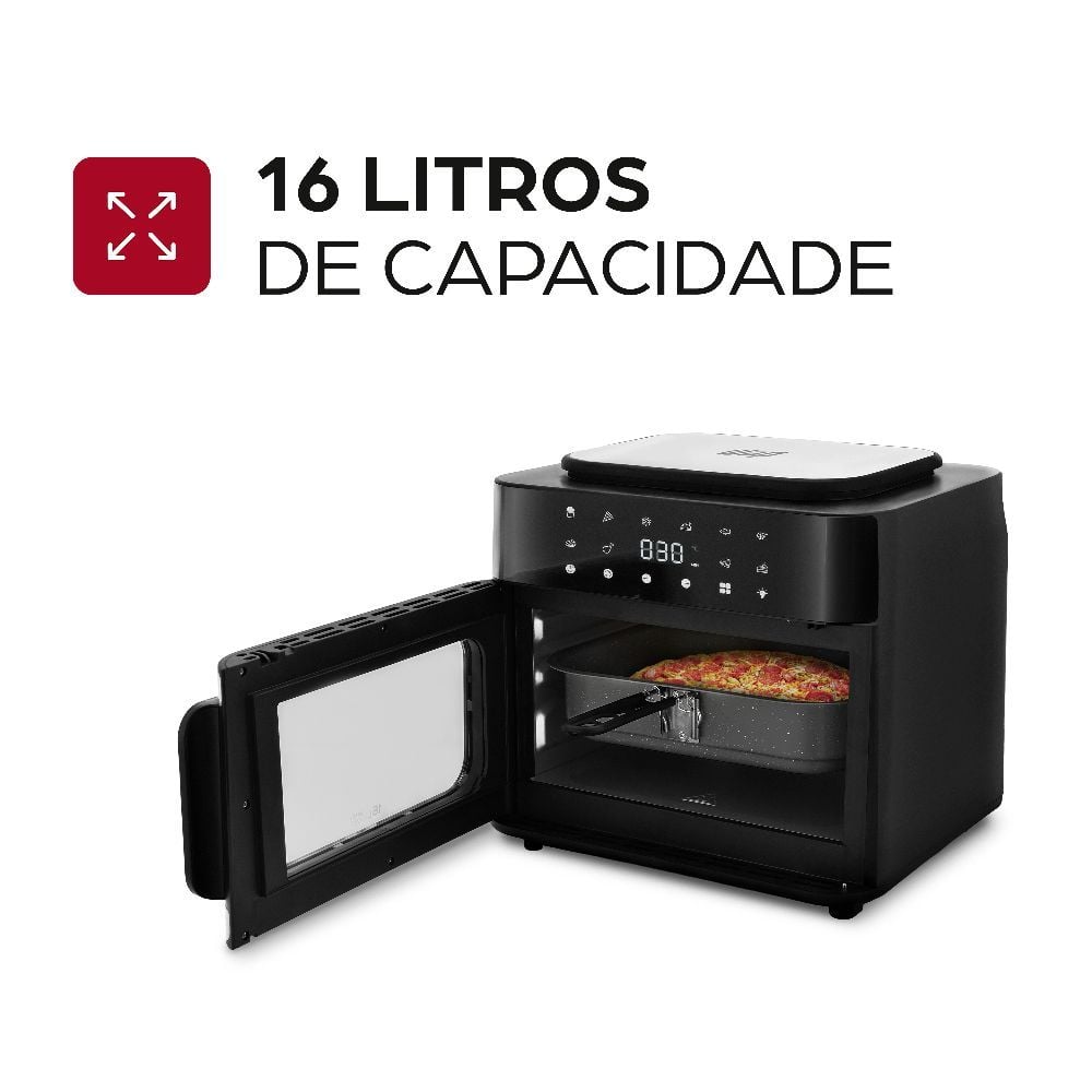 Airfry Oven 16L Wap Multicomb Digital Prosdócimo wafc16 Antiaderente