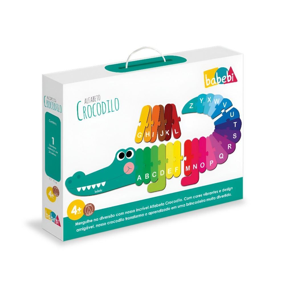 Alfabeto Do Crocodilo - Brinquedos Babebi