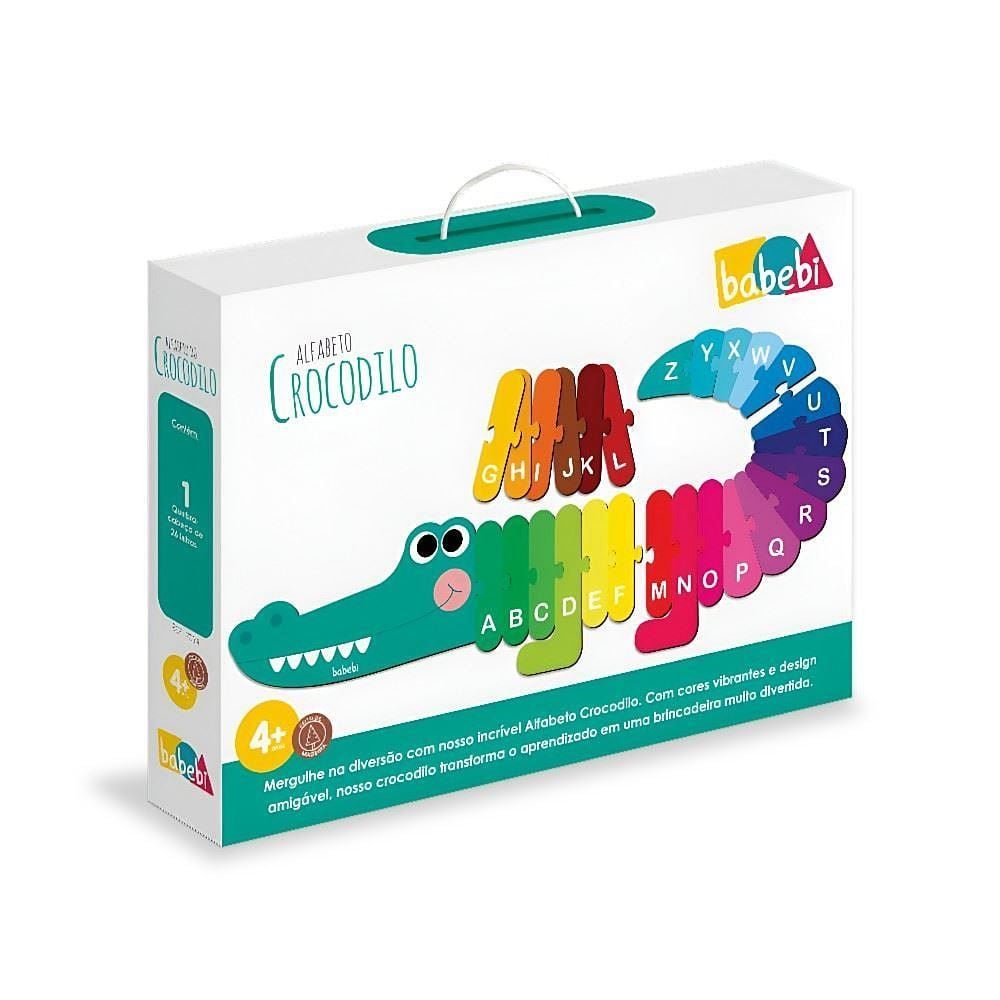 Alfabeto do Crocodilo - Brinquedos Babebi
