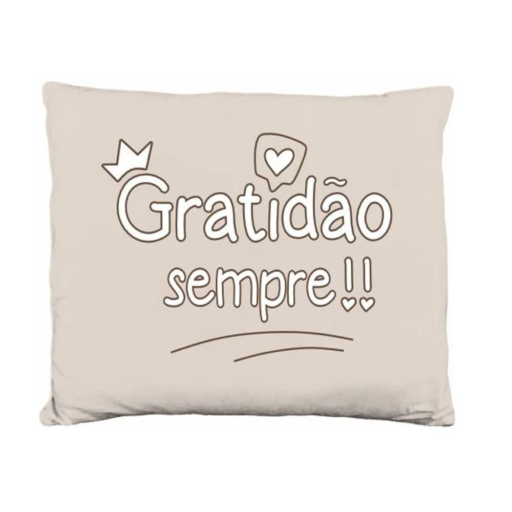 Almofada 35X45 Cm Funny Havan Casa - Bege Sempre