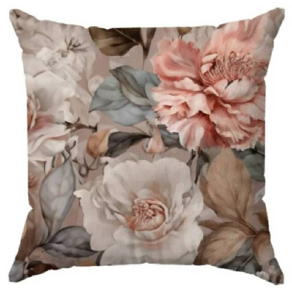 Almofada Decorativa 45X45 cm Estampada Havan Casa - Floral Retrô