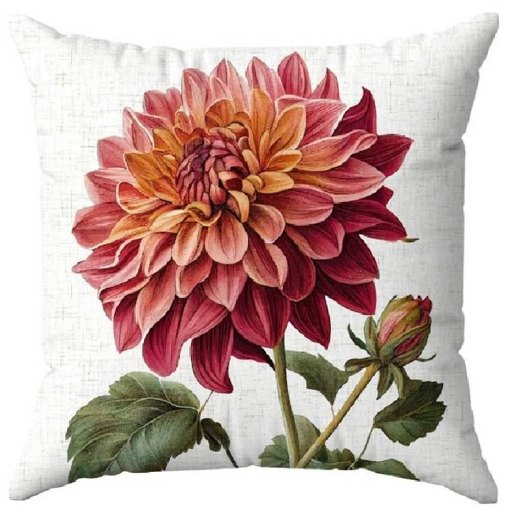 Almofada Decorativa 45X45 cm Estampada Havan Casa - Dalia Marsala