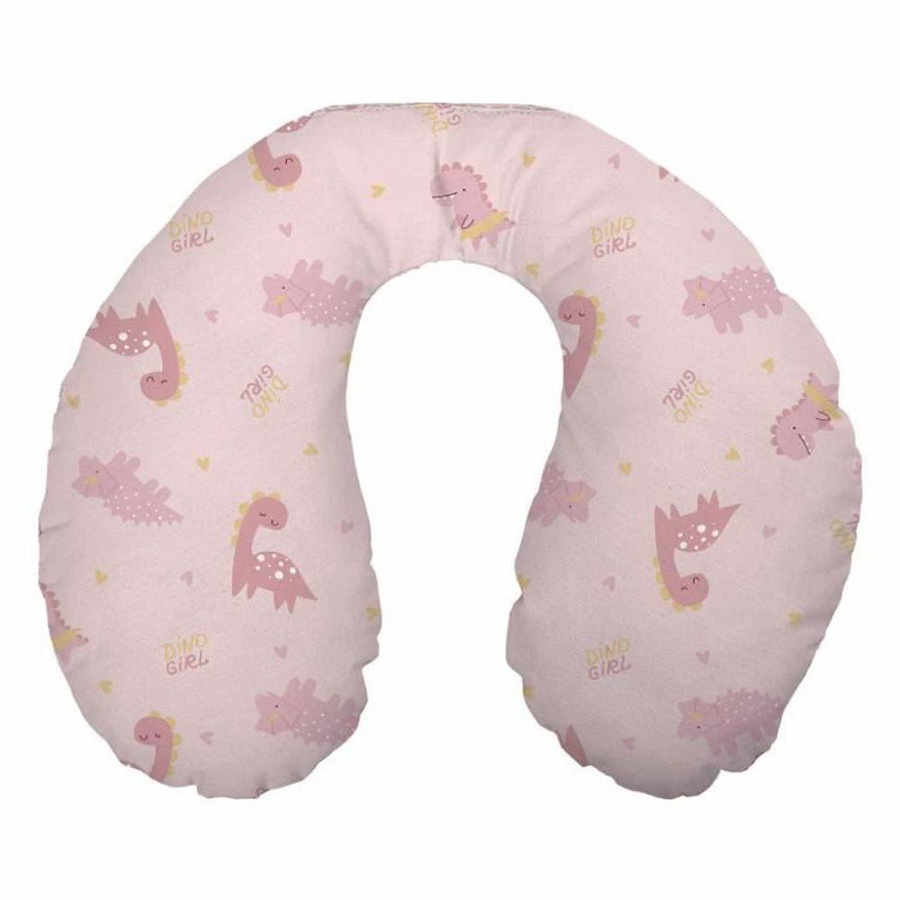 Almofada Apoio de Pescoço Toque Aveludado Havan Baby - Dino Girl